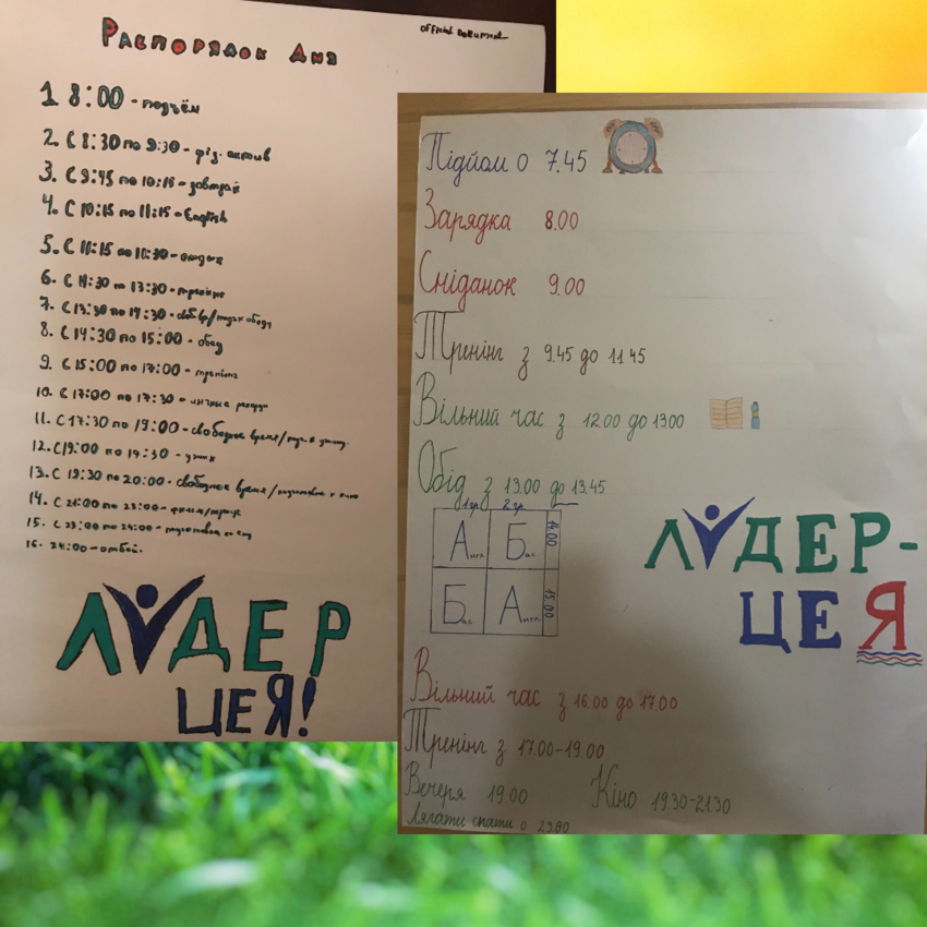 Попередній перегляд заходу Психологічний табір "Лідер - це Я"